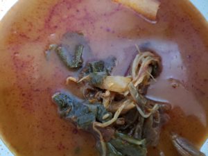 ユッケジャン簡単調理（インスタント）美味しい。