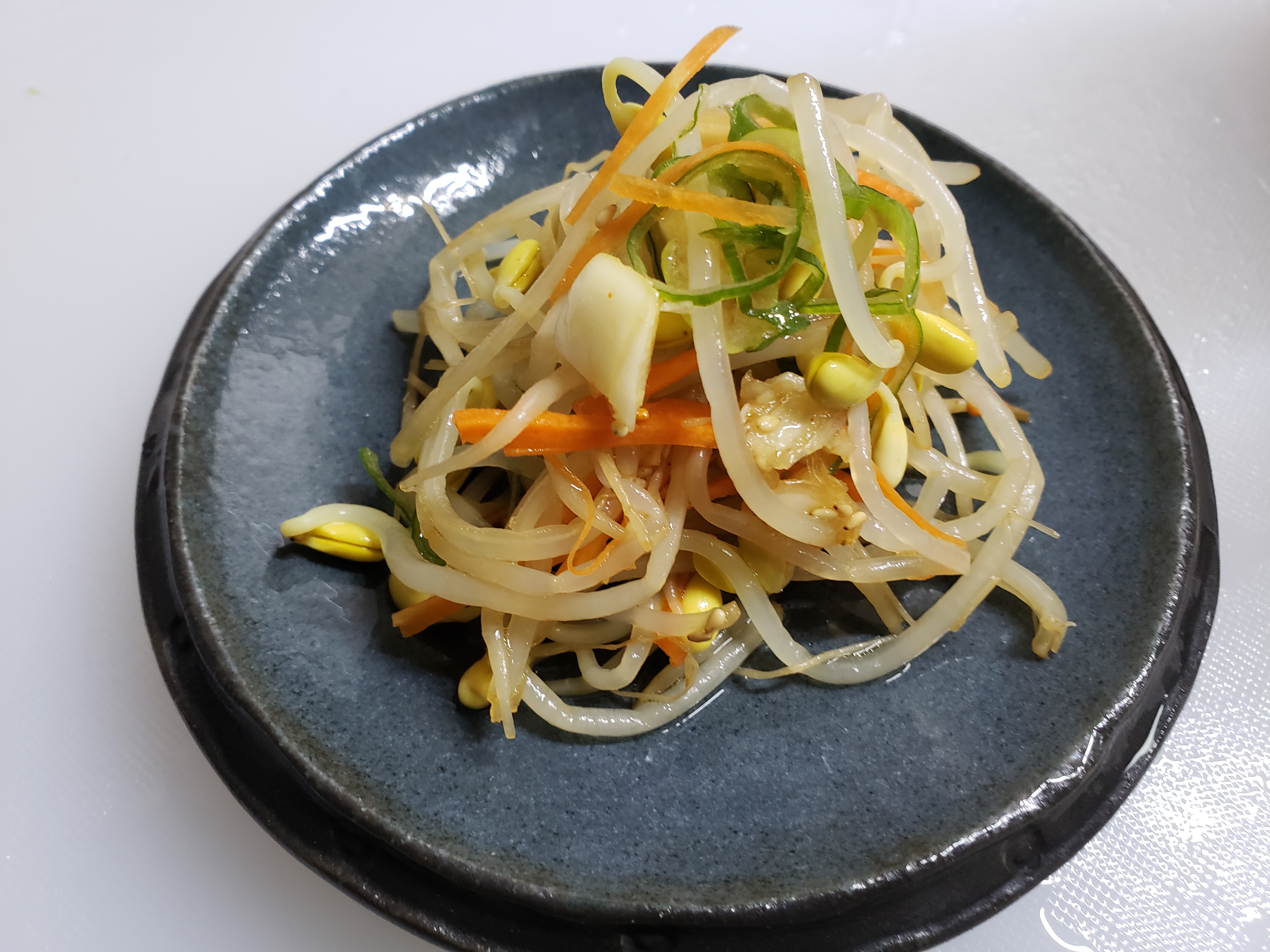 豆もやし和え（唐辛子入れない子供が好きな簡単調理タイプ）おかず